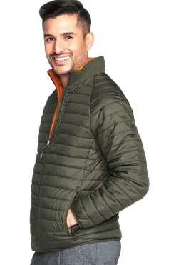 Piumino Verde Reversibile Skechers GO SHIELD Altitude Reversible Jacket