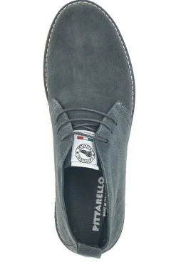 Polacchini grigi in vera pelle stile casual Pittarello 2812