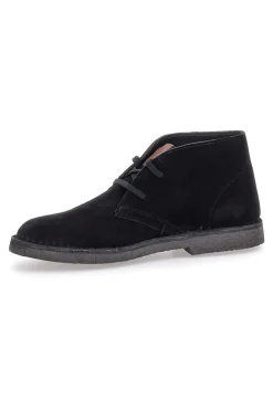 Polacchini neri in pelle scamosciata PTR 2902
