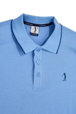 Polo Azzurra in cotone Us golf PO2001