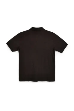 Polo marrone maniche corte colletto bottoni Pittarello tierra PT-M-T-9079
