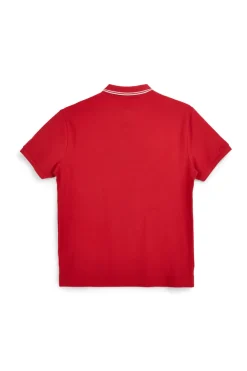 Polo rosso collo con bottoni Sevenoaks NBY6116
