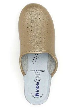 Professionelle Hausschuhe Gold Inblu 5033N