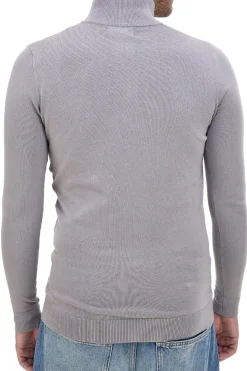 Pullover grigio con mezza cerniera BOARDMAN NBY8017