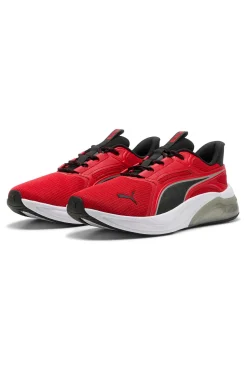 Puma CELL THRILL DASH Rote Laufschuhe mit CELL-Dämpfung