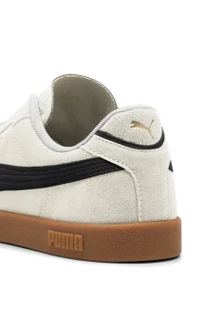 Puma Club II Era Suede – Beige Wildleder-Sneaker mit Gummisohle