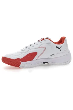 Puma Nova Smash Herren-Padelschuhe in Weiß und Rot