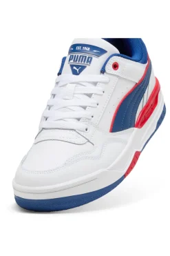 Puma Rebound Retro-Sneaker in Weiß und Blau