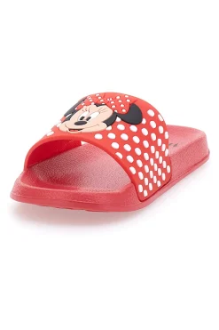 Rote Hausschuhe mit Minnie Mouse Disney Band D3010569S