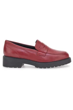 Rote Mokassins aus echtem Leder Pittarello Glam 842120