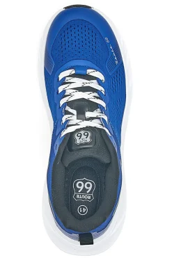 Route 66 RO51811D Blaue Sneaker mit weißer Sohle