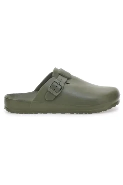 Sabot in gomma verdi con cinturino regolabile 2T2L JLY09