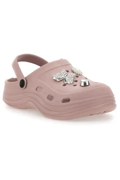 Sabot rosa con charms decorativi 2T2L 2035