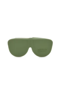Salva occhiali verde in silicone flessibile Indigeno Metropolitano 3