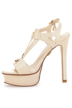 Sandaletten Laura Biagiotti 8124 Elfenbein