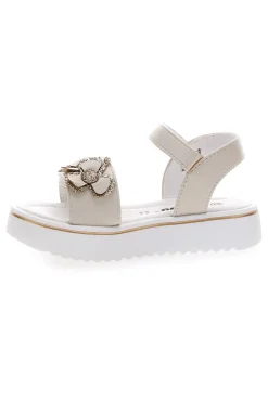 Sandali Argento Con Fiori 2FENERGY 538