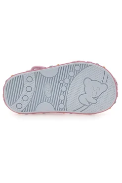 Sandali azzurri con arcobaleni e cuori Pitt kids PK2406C