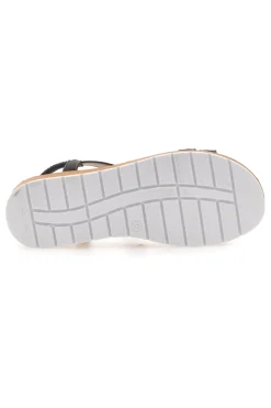 Sandali bassi neri con strass MIO TEMPO LR253420