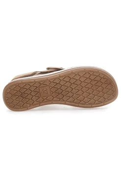 Sandali beige con cinturino comfort e zeppa leggera Inblu 21FT