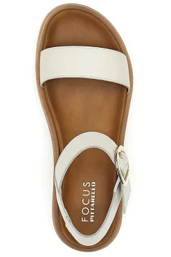 Sandali beige con cinturino regolabile Pittarello Focus 28060PE