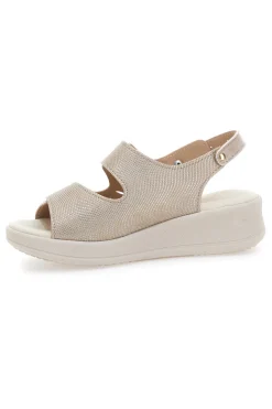 Sandali Beige Con Cinturino Slingback Mio Tempo 542292