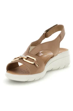 Sandali beige con fascia e morsetto Imac 1079305419213