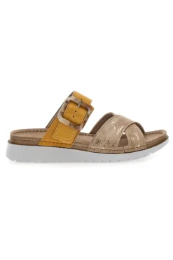 Sandali beige con fibbia comfort Inblu 46 CN