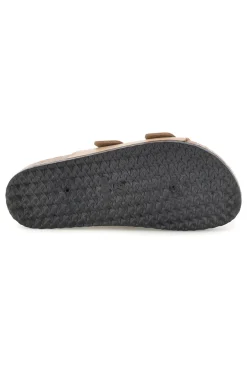 Sandali beige con fibbie e borchie Me & me 15617