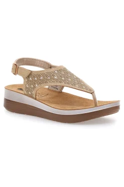 Sandali beige con plantare soft Inblu 22FT