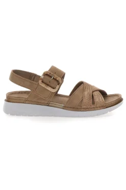 Sandali beige con sottopiede comfort In Blu 47CN