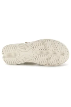 Sandali beige con strappi in velcro suola comfort Plocadi G88382