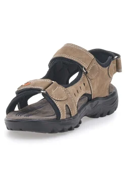 Sandali beige con strappi regolabili Canguro CA1002 da donna