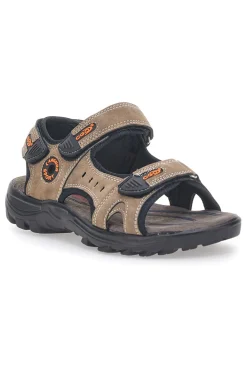 Sandali beige con strappi regolabili Canguro CA1002 da donna