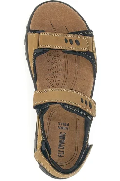 Sandali Beige Sportivi in Pelle Fly Dinamic 10