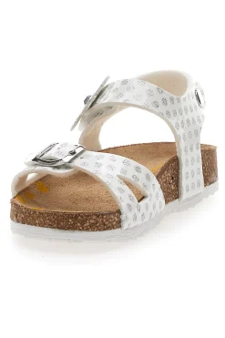 Sandali Bianchi a Pois Pittarello Bio 257084