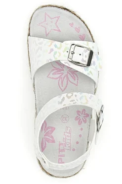 Sandali Bianchi Con Cinturino Pitt Kids 14452