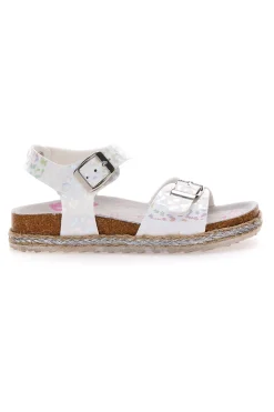 Sandali Bianchi Con Cinturino Pitt Kids 14452