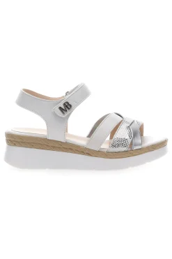 Sandali Bianchi Con Platform Mariella Burani 50632