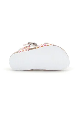 Sandali Bianchi con Stampa Cuori Pitt kids 14611