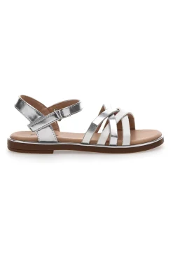 Sandali Bianchi e Argento Pittarello Kids 392428