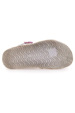 Sandali Bianchi Leopardati Con Cinturino Pitt Kids 14453