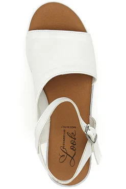 Sandali bianchi Pittarello look 30816