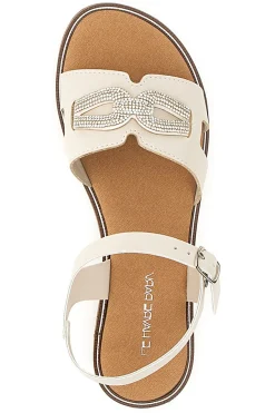 Sandali Bianco Avorio da Donna Le Havre Paris 5428
