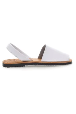 Sandali bianco Open Toe in Materie Sintetiche Fly Nature MN101
