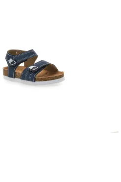 Sandali blu con doppia fascia e fibbia regolabile Pitt Kids 14128