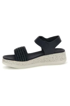 Sandali blu con fascia intrecciata suola comfort Plocadi Bza9052612