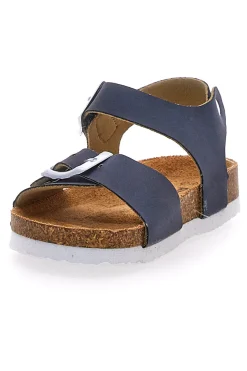 Sandali Blu Con Fibbie Pitt Kids 14466