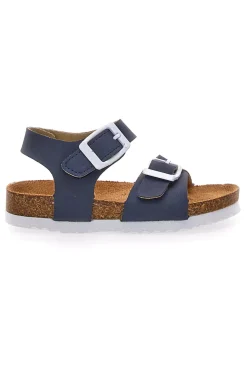 Sandali Blu Con Fibbie Pitt Kids 14466