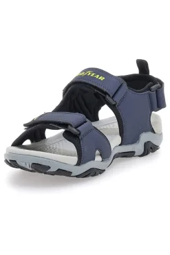 Sandali Blu Con Strappi in Velcro Goodyeas 31048