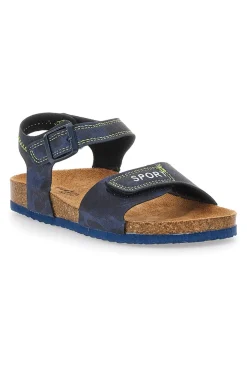 Sandali Blu Con Strappi In Velcro Pitt Kids 14431